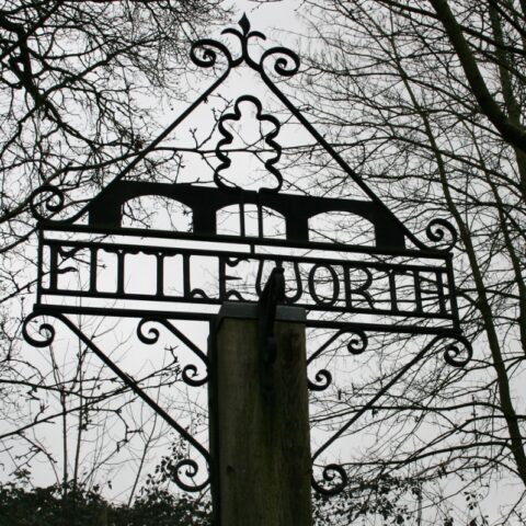 The Fittleworth sign at the Centenary Garden