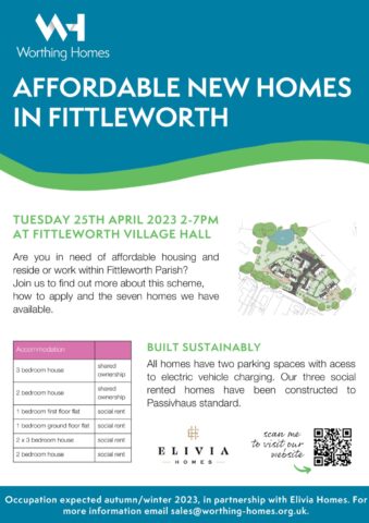 A meeting for An explanatory poster about information on affordable homes in Fittleworth 